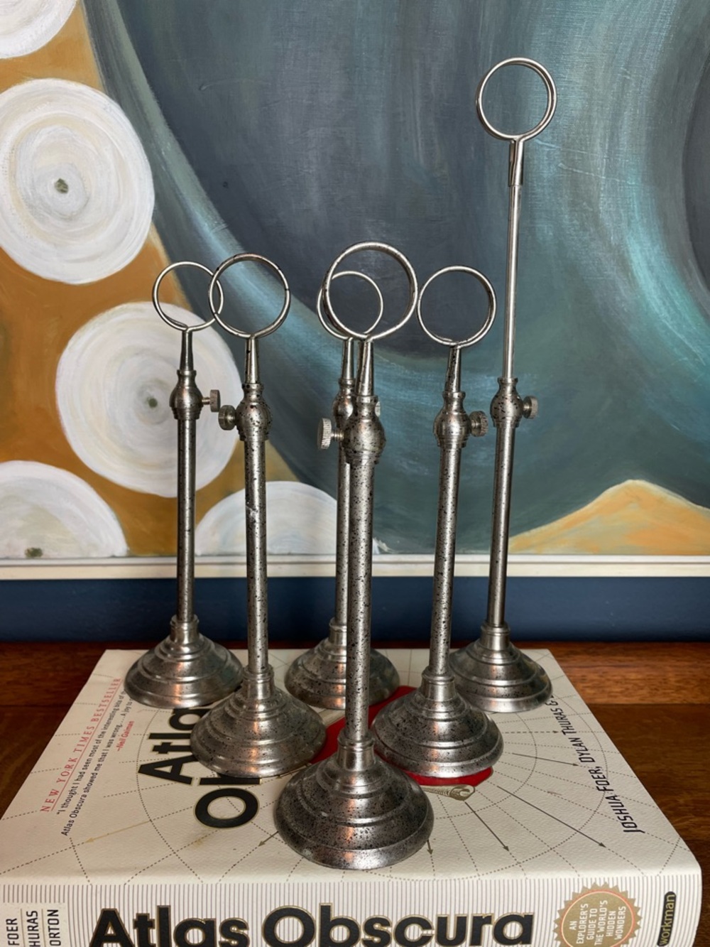 Set of 6 Sign Holder / Table Number / Display Stands